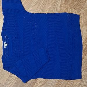 Dana Buchman crochet knit sweater